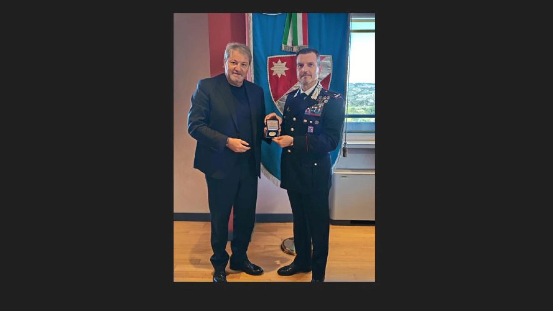 Campobasso: il presidente della Regione Molise Roberti ha incontrato il generale Feroce, nuovo comandante della Legione Carabinieri Abruzzo e Molise.